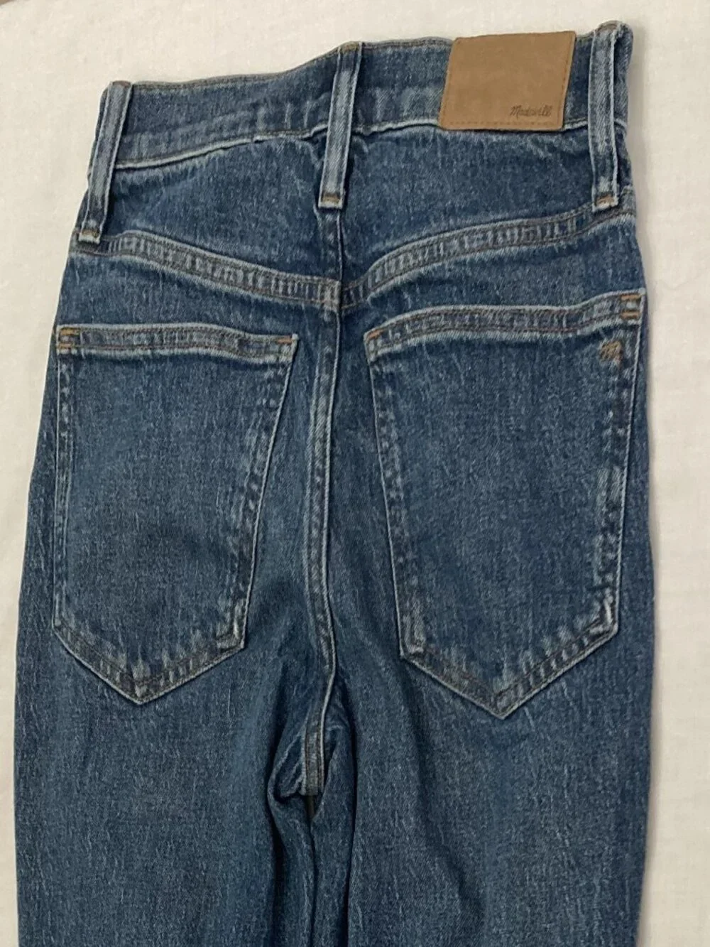 Madewell 9” The Perfect Vintage Jean Blue Jeans Size 23 Women's Preppy Denim - Picture 6 of 8